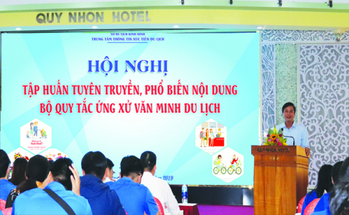 Hội nghị Tập huấn tuyên truyền, phổ biến nội dung Bộ quy tắc ứng xử văn minh du lịch