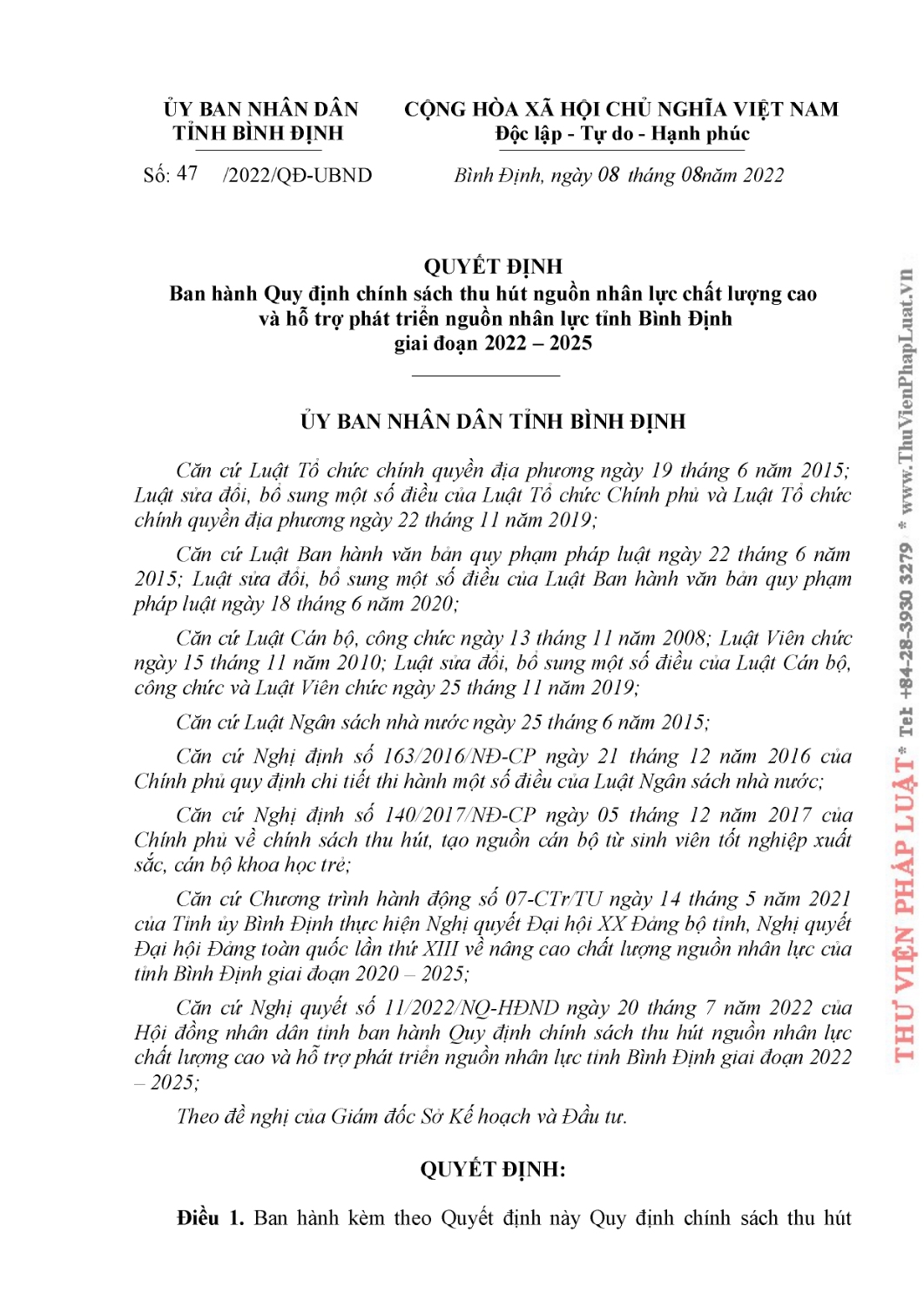 QD 47 quy dinh chinh sach thu hut cua UBND tinh (1) page 0001